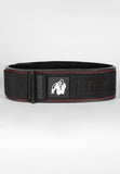 Gorilla Wear 4 Inch Premium Leather Lifting Belt - Black