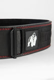Gorilla Wear 4 Inch Premium Leather Lifting Belt - Black