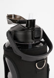 Gorilla Wear Water Bottle With Sleeve 2L - Black