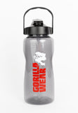 Gorilla Wear Water Bottle With Sleeve 2L - Black
