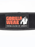 Gorilla Wear 4 Inch Leather Lifting Belt - Kaikki värit