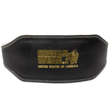 Gorilla Wear 6 Inch Padded Leather Lifing Belt - Kaikki värit