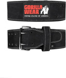 Gorilla Wear 4 Inch Leather Lifting Belt - Kaikki värit