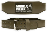 Gorilla Wear 4 Inch Padded Leather Lifting Belt - Kaikki värit