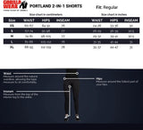 Gorilla Wear Portland 2-In-1 Shortsit