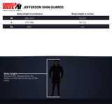 Gorilla Wear Jefferson Shin Guards - Black