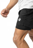 Gorilla Wear Lowell 2-in-1 Shorts - Black