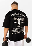 Gorillla Wear Kingston Oversized T-Shirt - Musta