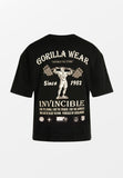 Gorillla Wear Kingston Oversized T-Shirt - Musta