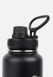 Gorilla Wear Insulated Stainless Steel Water Bottle 1000ML - Musta