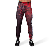 Gorilla Wear Bruce Men's Tights - Punainen/Harmaa