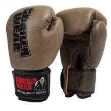 Lataa kuva Galleria-katseluun, Gorilla Wear Yeso Boxing Gloves - Vintage Brown
