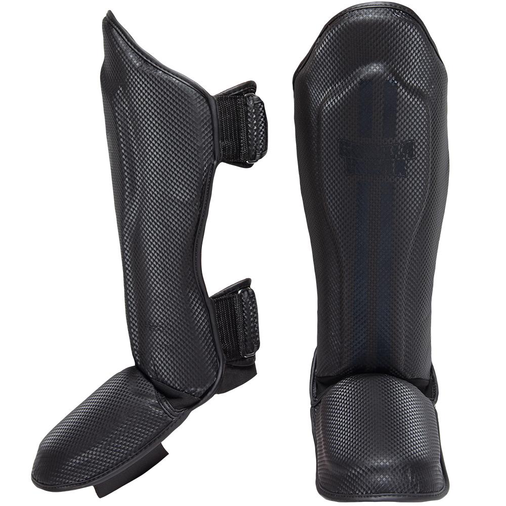 Gorilla Wear Montello Shin Guards - Musta