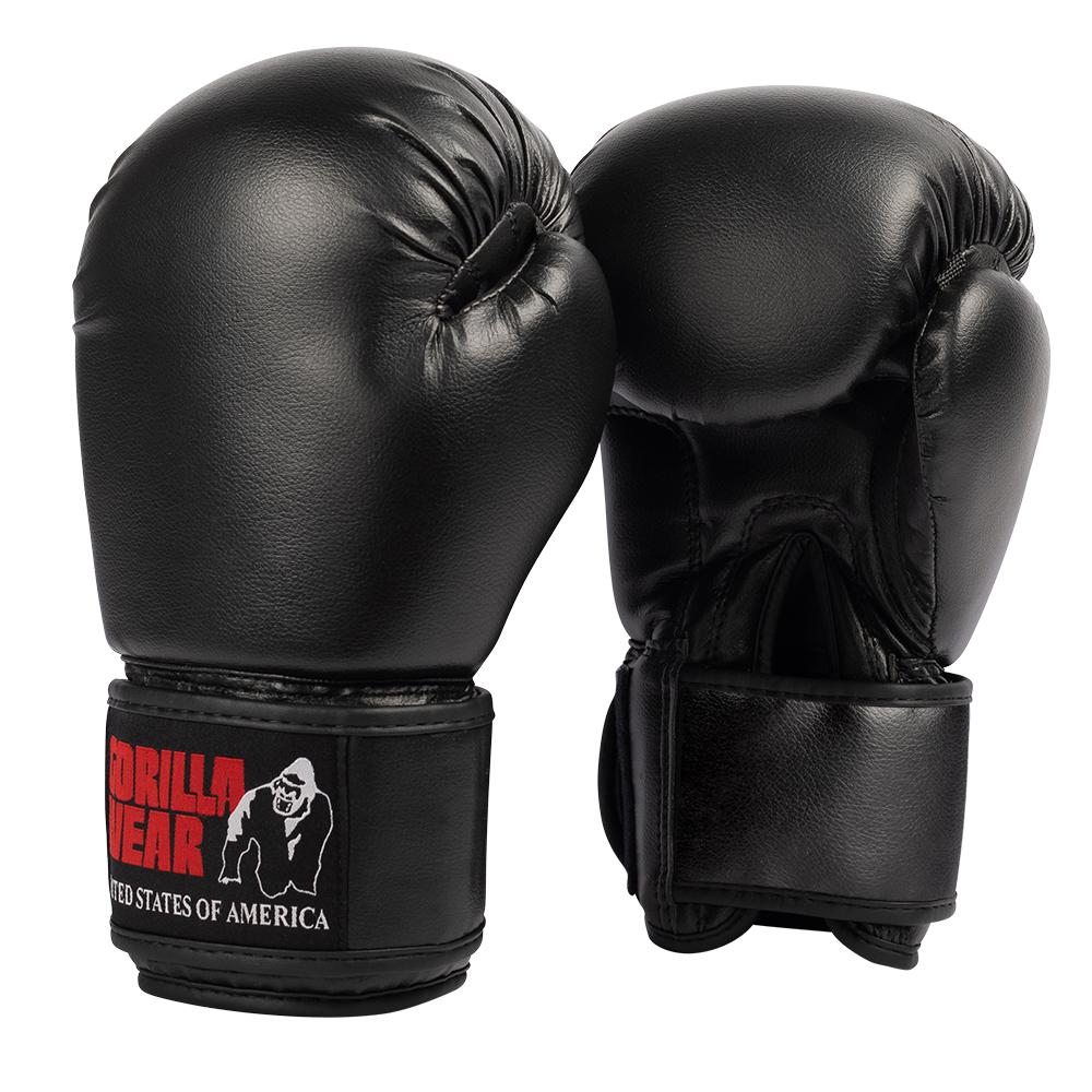 Gorilla Wear Mosby Boxing Gloves - Musta