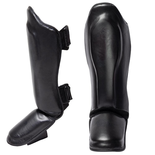 Gorilla Wear Mosby Shin Guards - Musta