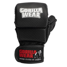 Lataa kuva Galleria-katseluun, Gorilla Wear Ely MMA Sparring Gloves - Musta
