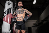 Gorilla Wear Montello Boxing Gloves - Musta