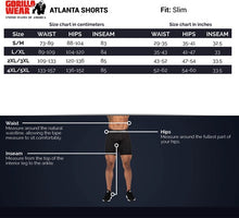 Lataa kuva Galleria-katseluun, Gorilla Wear Atlanta Shorts - Kaikki värit
