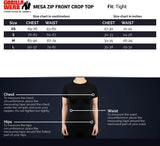 Gorilla Wear Mesa Zip Front Crop Top - Kaikki värit